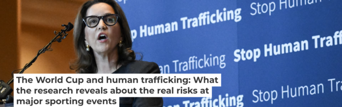 Houston rolls out a human trafficking awareness campaign ahead of the 2026 FIFA World Cup. Ropnaldo Schemidt/AFP via Getty Images